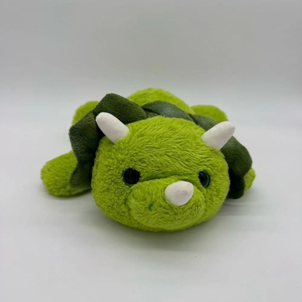 Kellytoy Green Plush Triceratops Toy